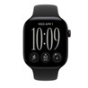 Apple Watch S12 Cellular 42mm Black Aluminium Case with Black Sport Band - M/L