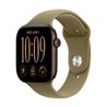 Apple Watch S12 Cellular 42mm Dark Bronze Aluminium Case with Olive Sport Band - M/L