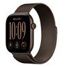 Apple Watch S12 Cellular 46mm Dark Bronze Aluminium Case with Dark Bronze Milanese Loop - M/L