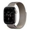 Apple Watch S12 Cellular 46mm Natural Titanium Case with Natural Milanese Loop - M/L