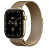 Apple Watch S12 Cellular 46mm Radiant Gold Titanium Case with Radiant Gold Milanese Loop - S/M