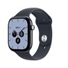Apple Watch S12 Cellular 42mm Night Blue Ceramic Case with Navy Blue Sport Band - M/L