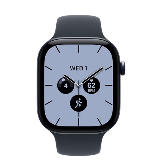 Apple Watch S12 Cellular 42mm Night Blue Ceramic Case with Navy Blue Sport Band - M/L