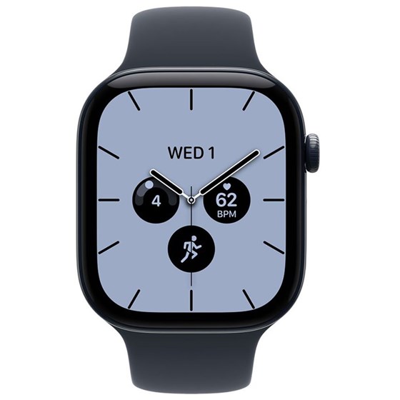 Apple Watch S12 Cellular 46mm Night Blue Ceramic Case with Navy Blue Sport Band - M/L
