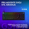 Tipkovnica Logitech G316 X 98 Crna