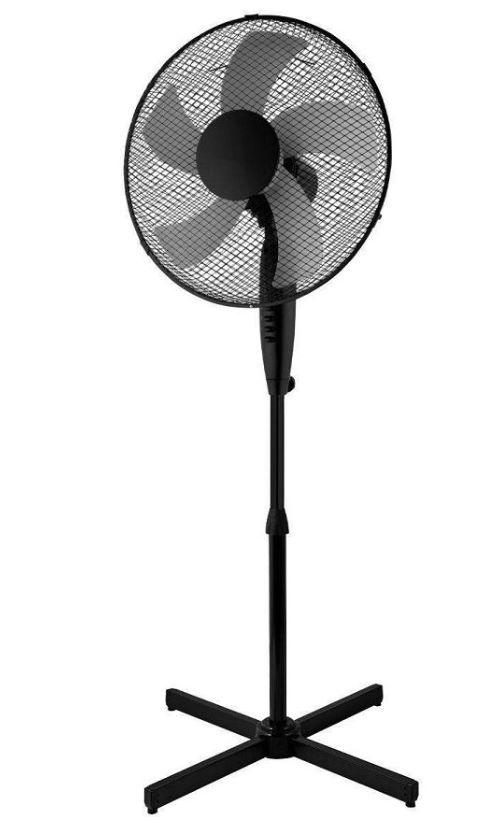 Estia Ventilator Aeropuls 06-21481; crni;podni