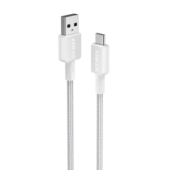 Anker 322 kabel USB-A to USB-C pleteni 1,8m bijeli