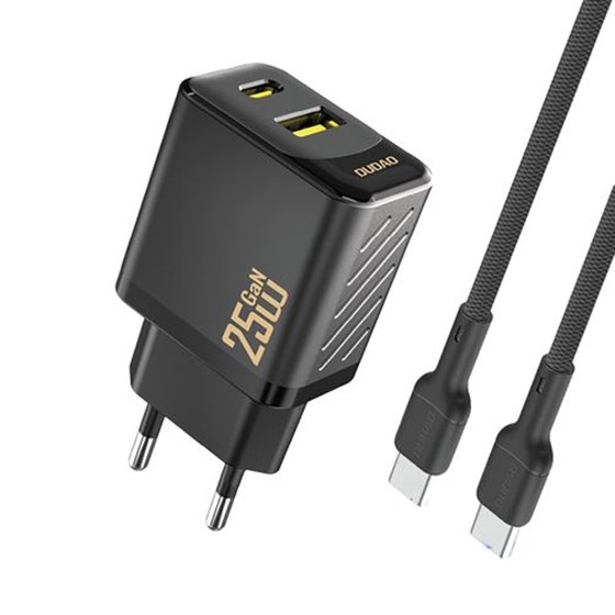 Univerzalni punjač Dudao A26TCEU Gan 25W USB A/USB C + USB C kabel