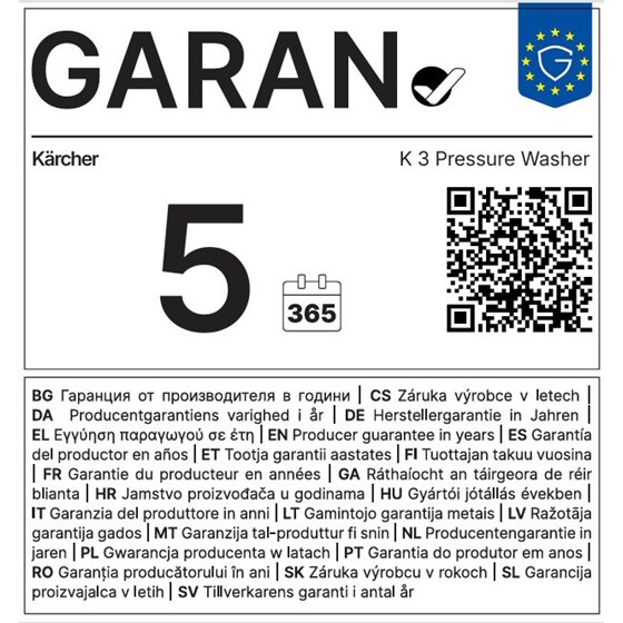 Karcher K 3 Car & Home, visokotlačni čistač, 1.676-356.0