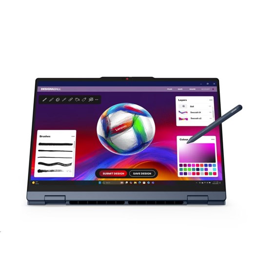Lenovo IdeaPad 5 2u1, 15.3" Touch 2.5K 165Hz OLED, Intel Core Ultra 5 322, 16GB, 512GB SSD, FreeDOS, Intel Graphics, + Lenovo Pen Gen 2, 36mj