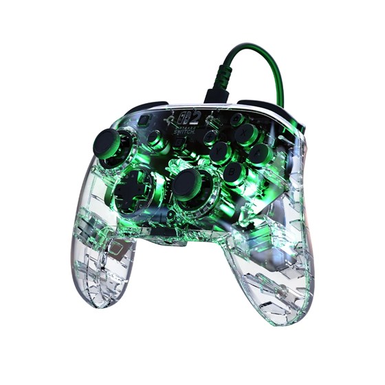 TURTLE BEACH SWITCH 2 WIRED AFTERGLOW CONTROLLER CLEAR