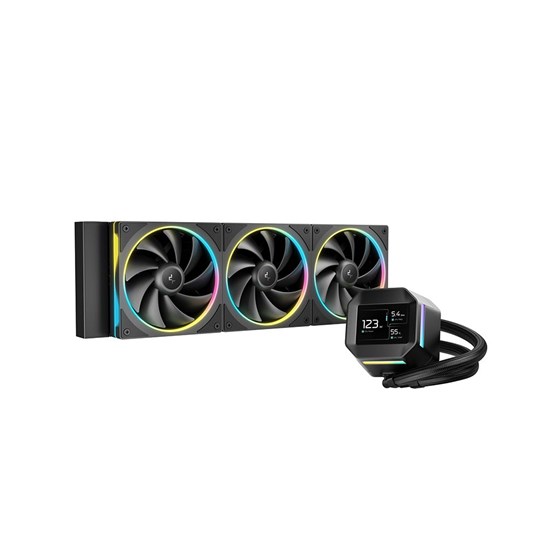 Vodeno Hlađenje DeepCool LM360, 360mm, LCD,ARGB, Black