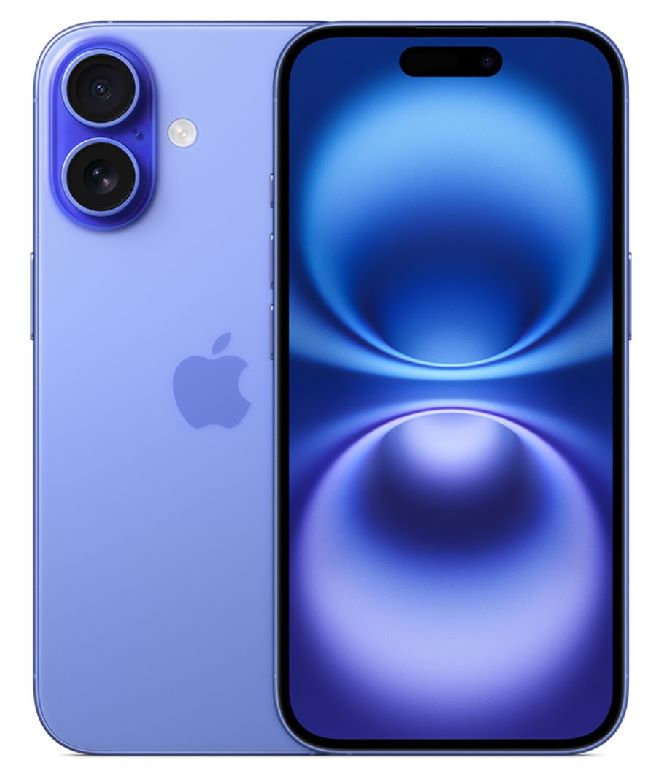 Apple iPhone 16, 6.1", 8GB/128GB, iOS 18, Ultramarine, 3n399zf/a_IZLOŽBENI