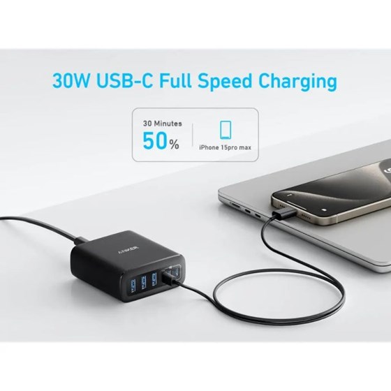 Anker GaN 6-portni stolni punjač 112W