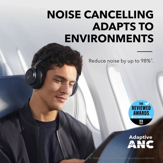 Anker Soundcore Space One naglavne Bluetooth slušalice, crne