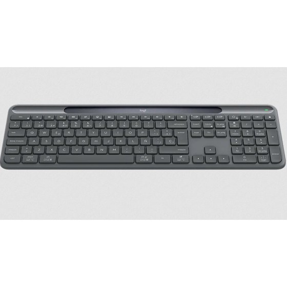 Tipkovnica Logitech Slim Solar+ for Business - GRAPHITE - 2.4GHZ/BT