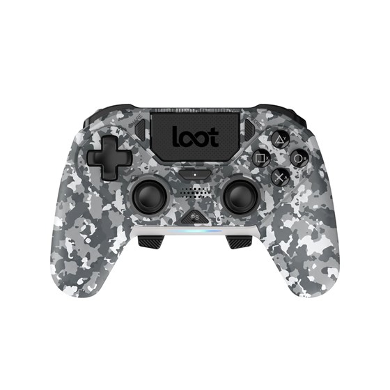 LOOT WIRELESS GAMING CONTROLLER PS4/SWITCH/PC/MOBILE - CAMO GREY