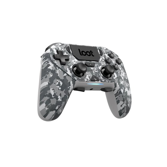 LOOT WIRELESS GAMING CONTROLLER PS4/SWITCH/PC/MOBILE - CAMO GREY