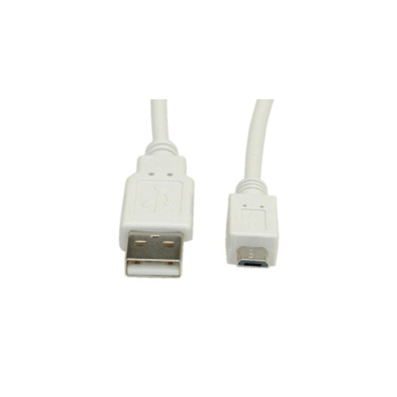 Kabel USB 2.0 Type-A M - USB micro-B M 0.8m Roline P/N: 11.02.8754 