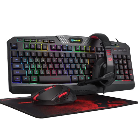 Gaming Combo Set Redragon S101-BA-2 4u1 P/N: 6950376774866