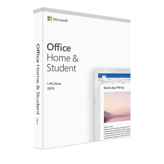 Software Microsoft Office 2019 Home & Student Eng Word, Excel, PowerPoint, OneNote P/N: 79G-05033
