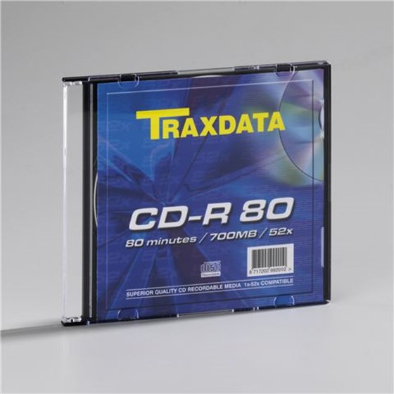 Medij Traxdata CD-R 700MB 80min 52x SlimBox 1 kom P/N: 90111DGTRA001 