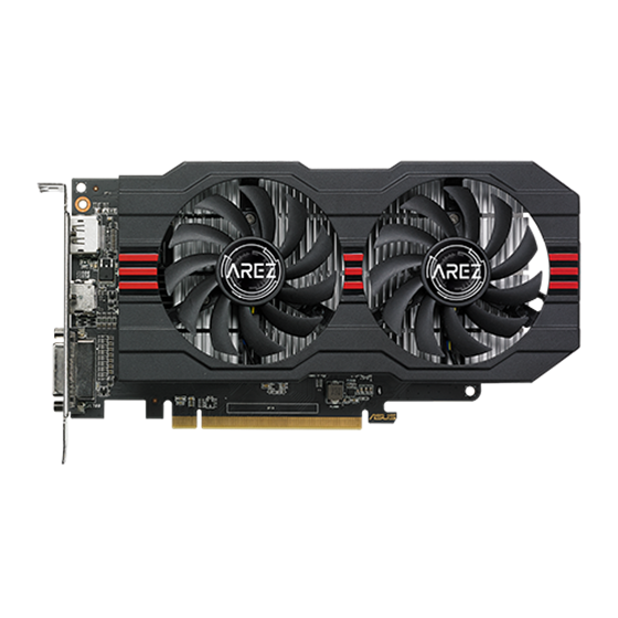Grafička kartica VGA ASUS AMD Radeon RX560 Arez GDDR5 4GB 1xDVI 1xHDMI 1xDisplayport P/N: 90YV0AHF-M0NA00