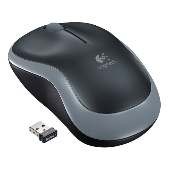 Miš Logitech M185 Optical Wireless USB Sivi P/N: 910-002238 