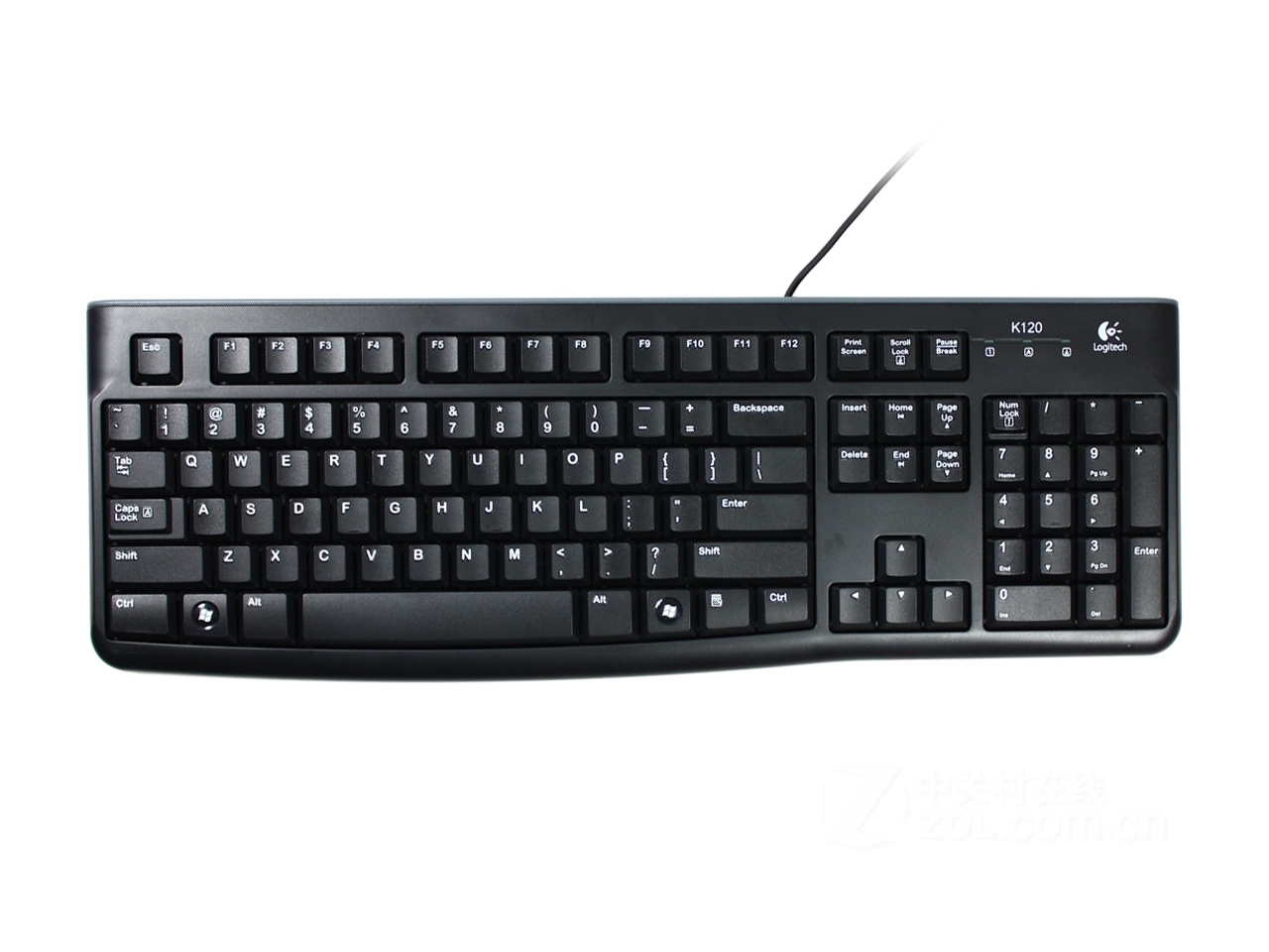 Tipkovnica Žična Logitech K120 USB OEM crna P/N: 920-002642