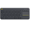 Tipkovnica Bežična Logitech K400+ Wireless Touch Crna P/N: 920-008385