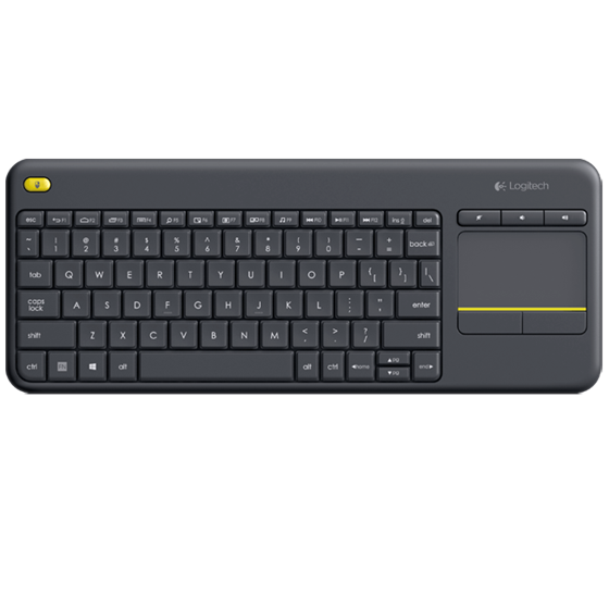 Tipkovnica Logitech K400+ Wireless Touch Crna P/N: 920-008385