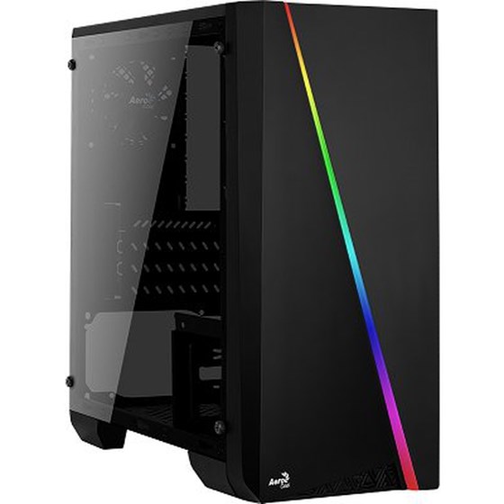 Kućište Aerocool CYLON MINI TG RGB Crno bez napajanja P/N: AEROPGSCYLONMINI-TG