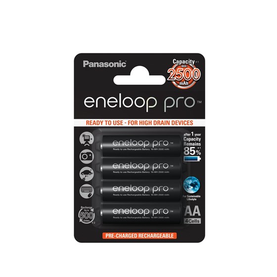 Baterije Eneloop Pro AA P/N: BK-3HCDE4BE