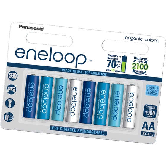 Baterije Eneloop Ocean 8x AA LE P/N: BK-3MCCE8SE