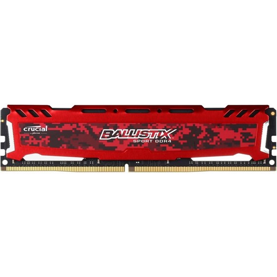 Memorija za PC 8GB DDR4 2400MHz Crucial Ballistix Sport LT Red P/N: BLS8G4D240FSEK
