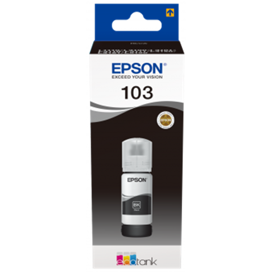 Tinta Epson 103 EcoTank Black P/N: C13T00S14A 