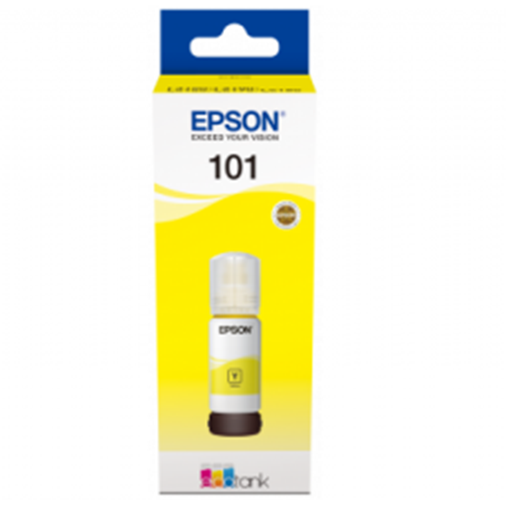 Tinta Epson 101 EcoTank Yellow P/N:C13T03V44A 