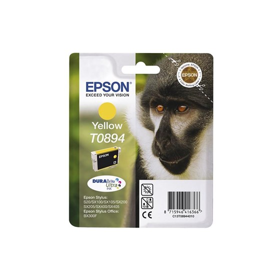 Tinta Epson T0894 Yellow P/N: C13T08944021