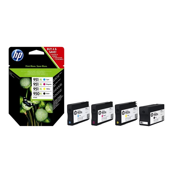 Tinta HP No.950XL 4-pack P/N: C2P43AE