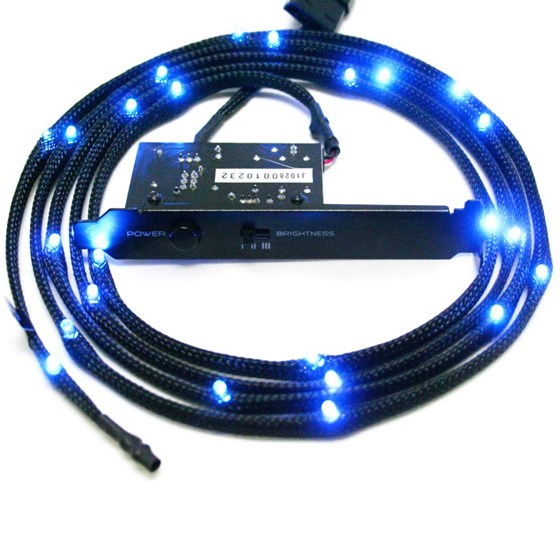 LED osvjetljenje NZXT Sleeved LED Kit 1m plavo P/N: CB-LED10-BU 