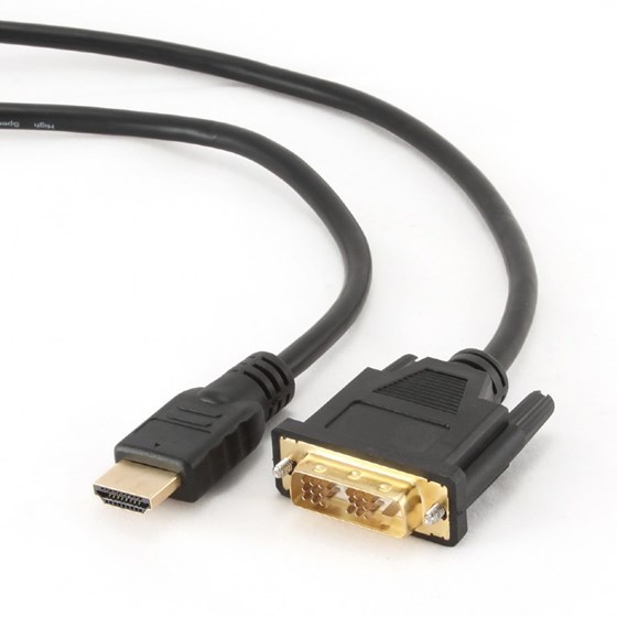 Kabel HDMI M - DVI M 3m Crni Gembird  P/N: CC-HDMI-DVI-10 