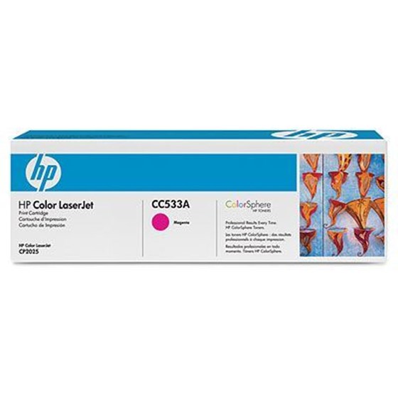 Toner HP LaserJet 304A Magenta P/N: CC533A