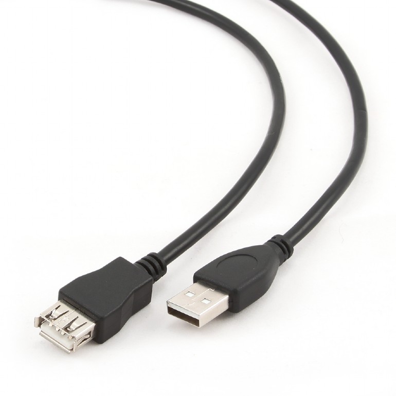 Kabel USB 2.0 M - USB 2.0 Ž 3m Gembird Crni P/N: CCP-USB2-AMAF-10
