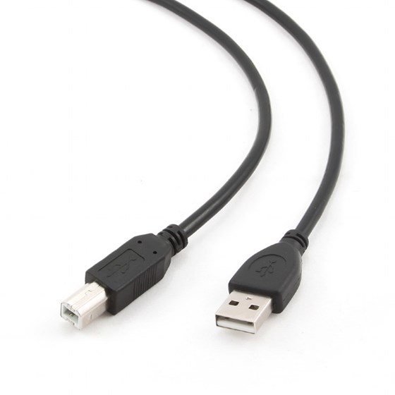 Kabel USB 2.0 - USB B 3m Gembird (printer kabel) Crni P/N: CCP-USB2-AMBM-10 