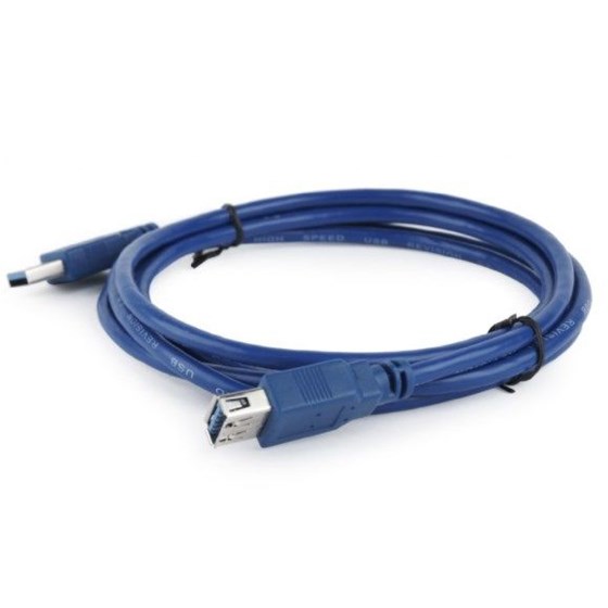 Kabel USB 3.0 M - USB 3.0 F 1.8m Plavi Gembird  P/N: CCP-USB3-AMAF-6 