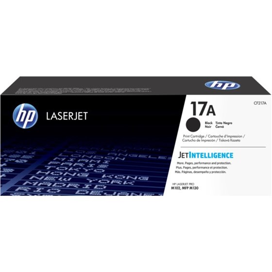 Toner HP LaserJet 17A Black P/N: CF217A 