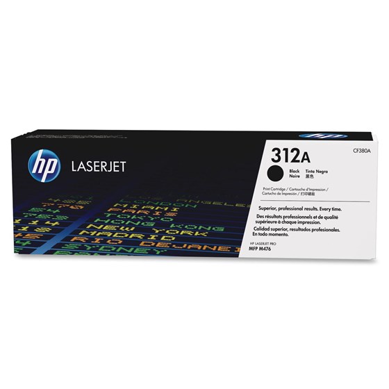 Toner HP LaserJet 312A Black P/N: CF380A