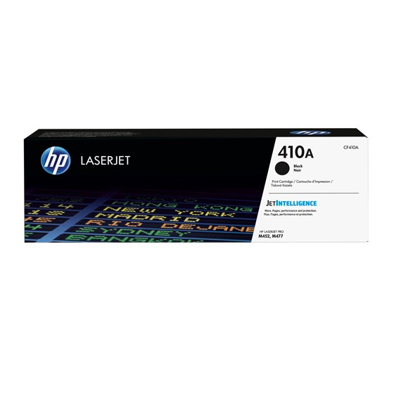 Toner HP Color LaserJet 410A Black P/N: CF410A 