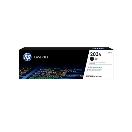 Toner HP Color LaserJet 203A Black P/N: CF540A 