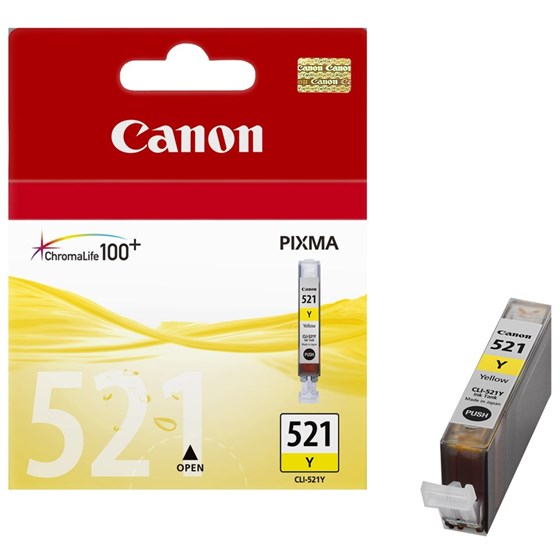 Tinta Canon 521Y Yellow P/N: CLI-521Y 